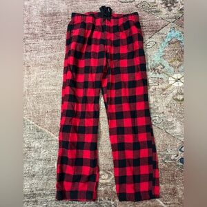 Old navy red and black pajama pants size S